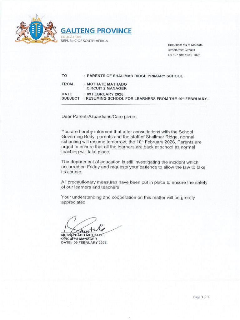 Important Notice From Department of Education | PDF