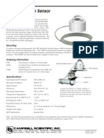 Solar Radiation Sensor: Model CM3