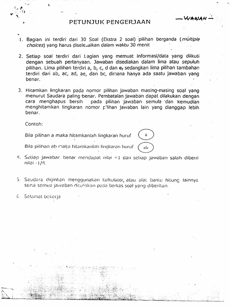 Aptitude Test Dan Jawabannya Menjawab Soal