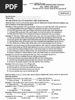 Download VNMATH De Thi TS DH Mon Tieng Anh Khoi D Nam 2012 by Vnmath dot com SN99656144 doc pdf