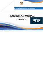 Dokumen Standard Pendidikan Moral SK Tahun 1