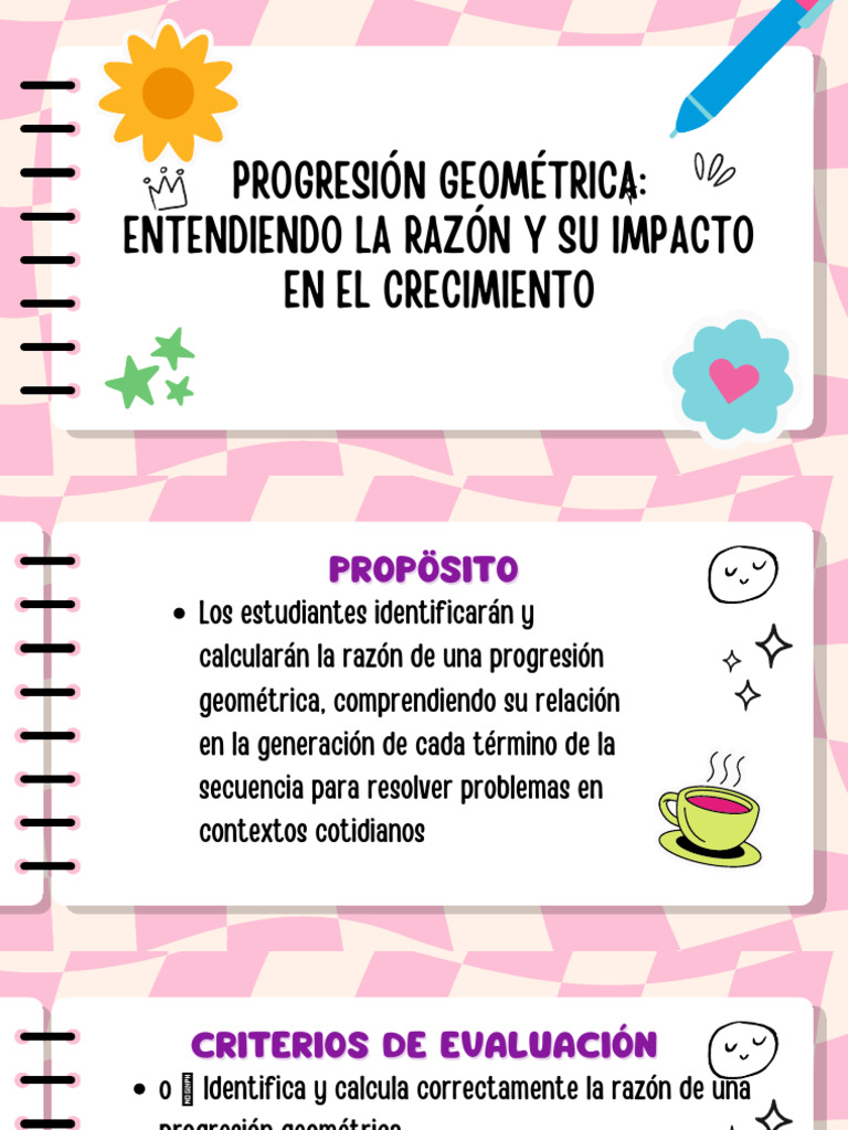 Progresión Geométrica Entendiendo La Razón y Su Impacto en El ...