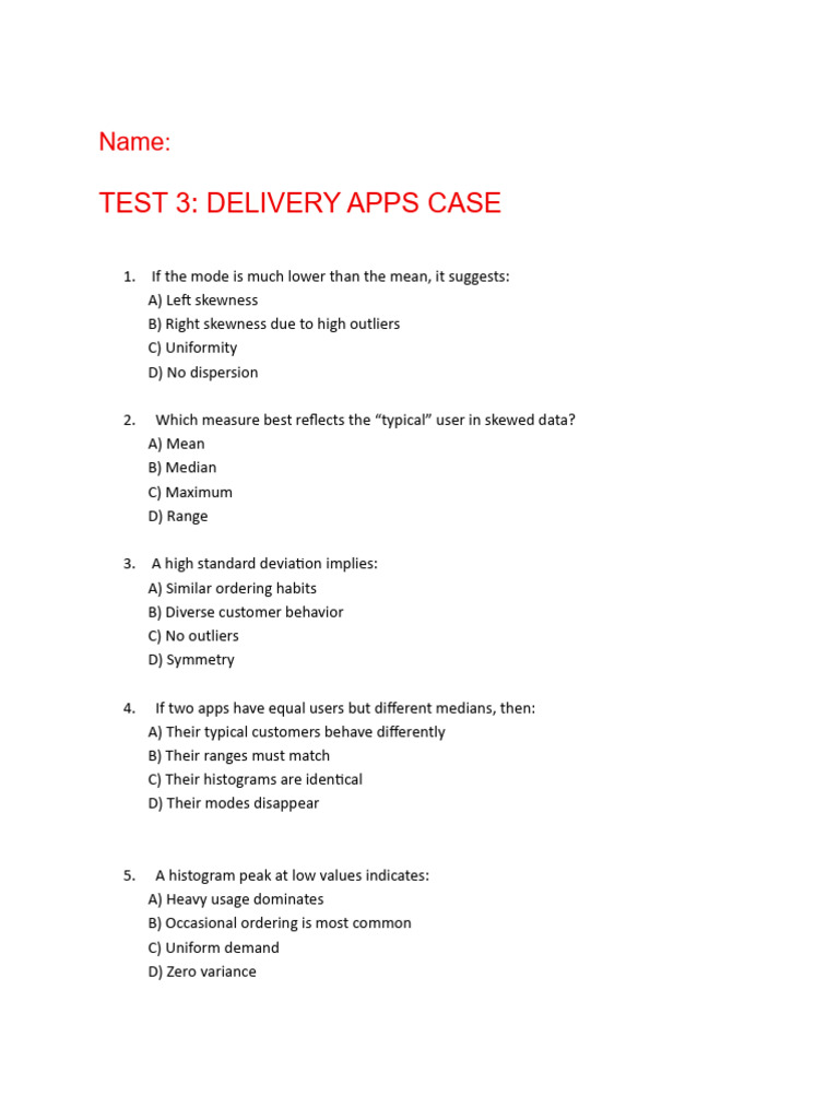 Test Version 3 | PDF