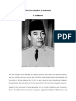The First President of Indonesia Ir. Soekarno: Kusno Sosrodihardjo