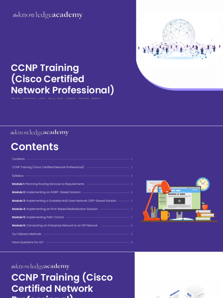 CCNP Training (Cisco Certified Network Professional) | PDF | Routing ...