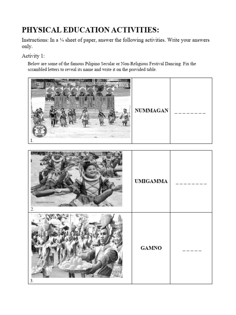 PHYSICAL EDUCATION and MUSIC Assignement | PDF | Romantic Music | Music ...