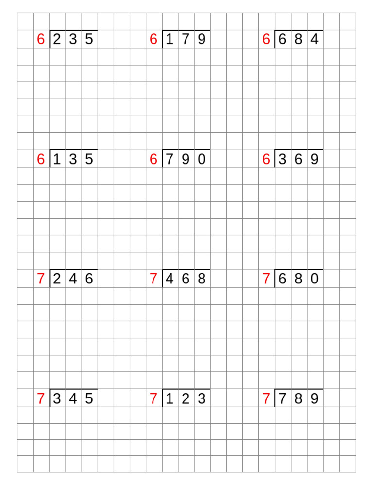 Dividir Tres Cifras 2026 Eliel 6y7 | PDF