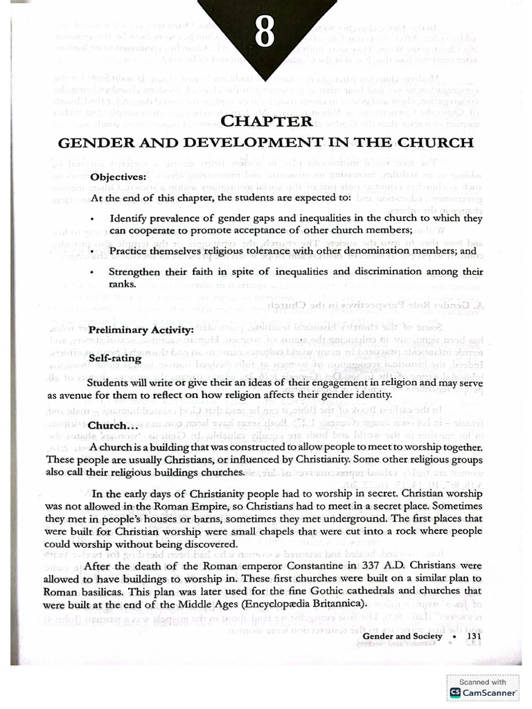 Gender and Church | PDF