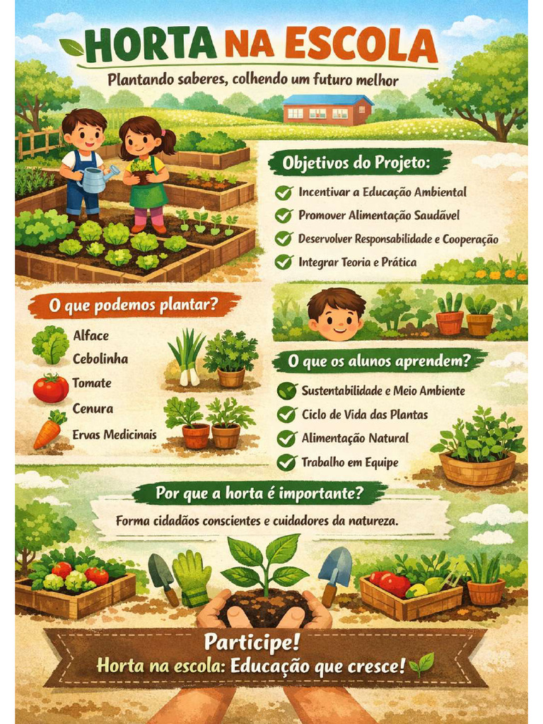 Horta Na Escola | PDF