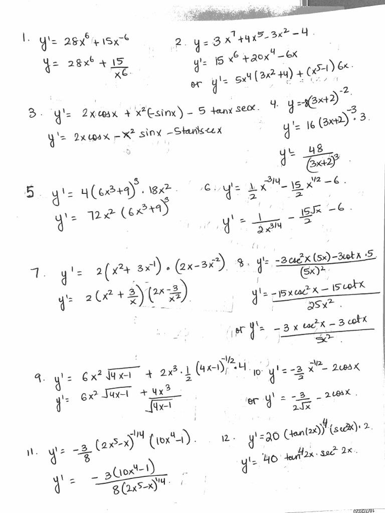 Unit 7-Review 2-Answer Key | PDF