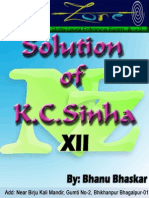 K.c.sinha Differentiation Solutions