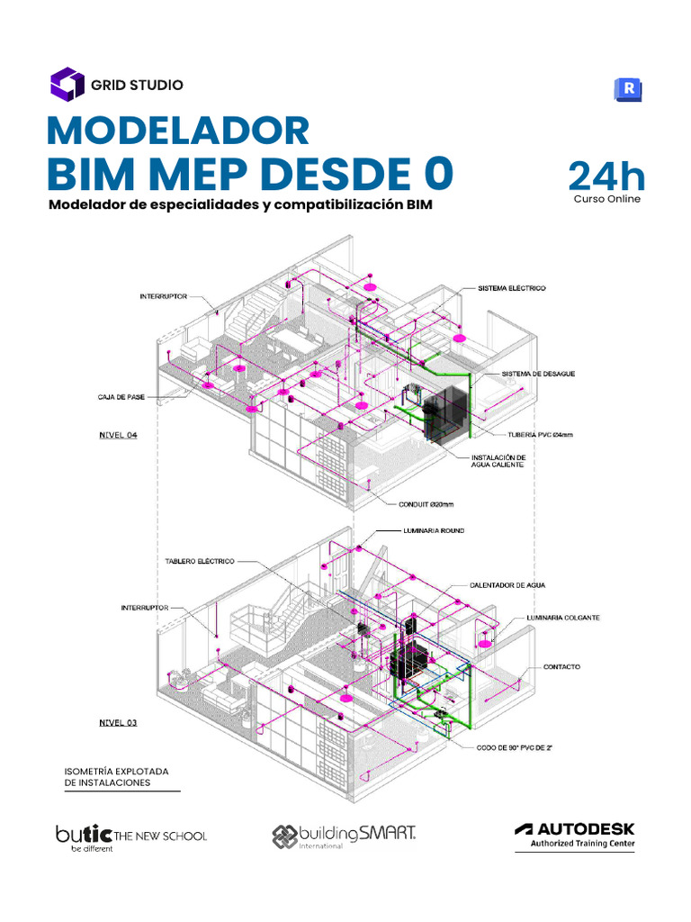 Temario - Bim Mep Desde Cero | PDF | Autodesk Revit | Microsoft Windows