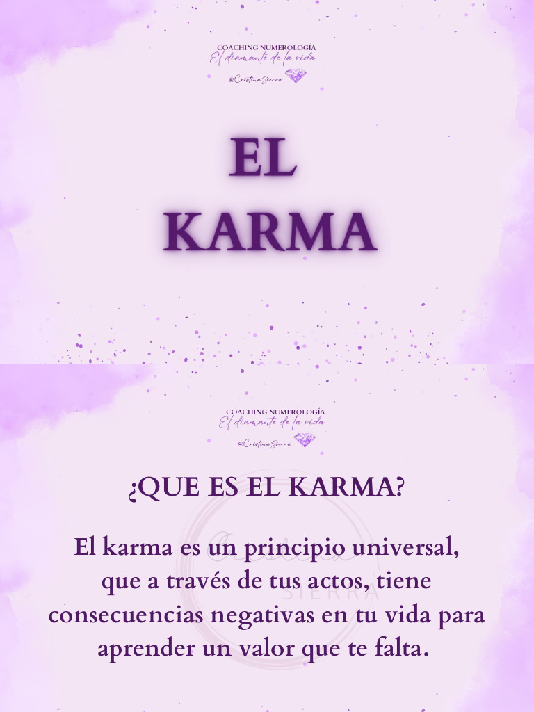 El Karma PDF | PDF | Karma | Mal