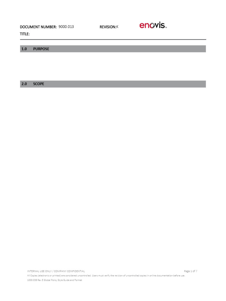 9000.013 Rev K - Corrective Action Preventive Action | PDF ...