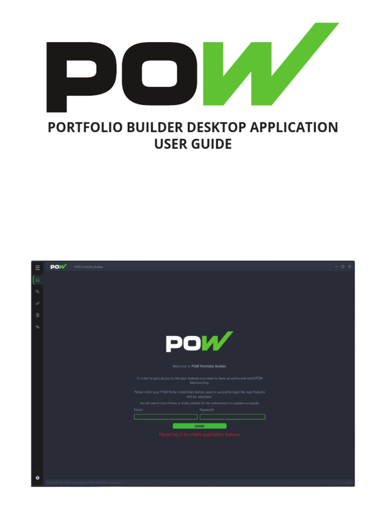 POWPortfolioBuilder UserGuide | PDF | Directory (Computing) | Computer File