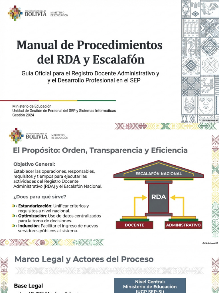 RDA Escalafón Guía Oficial | PDF