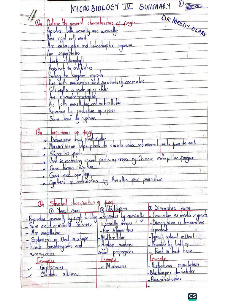 Micro Biology Iv Summary | PDF