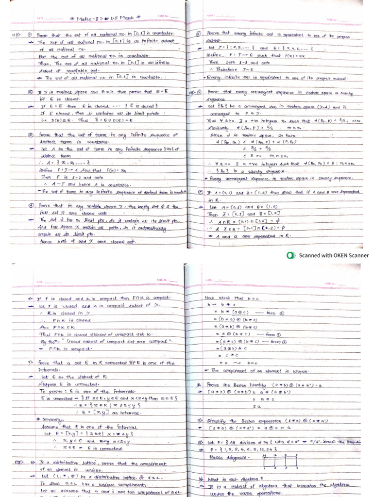 Maths 2 - 1.5 Marks | PDF