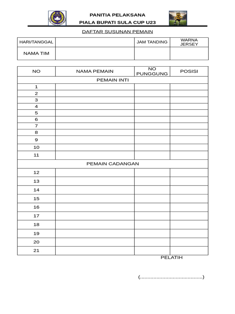 Formulir DSP | PDF