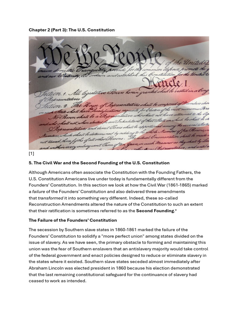 POLS 1101 Chapter 2 Part 3 | PDF | Ratification | Fourteenth Amendment ...