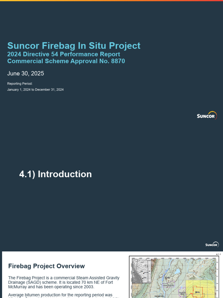 2025 Suncor Firebag 8870 | PDF | Petroleum Reservoir | Gases