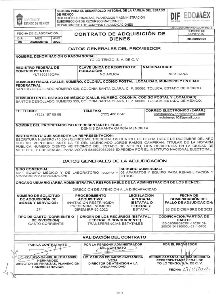 DIFEM 2022 IRP50ContratoCB069 | PDF