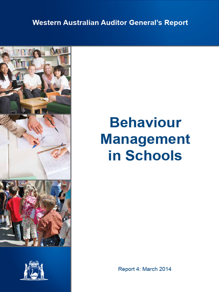 Behaviour Management in Schools - Audit General | PDF | Teachers | Audit