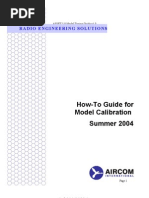 CW Model Calibration Procedure