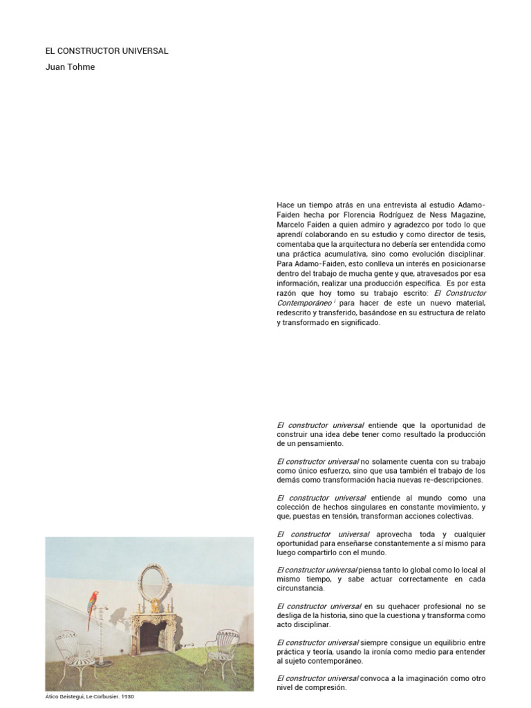 El Constructor Universal | PDF