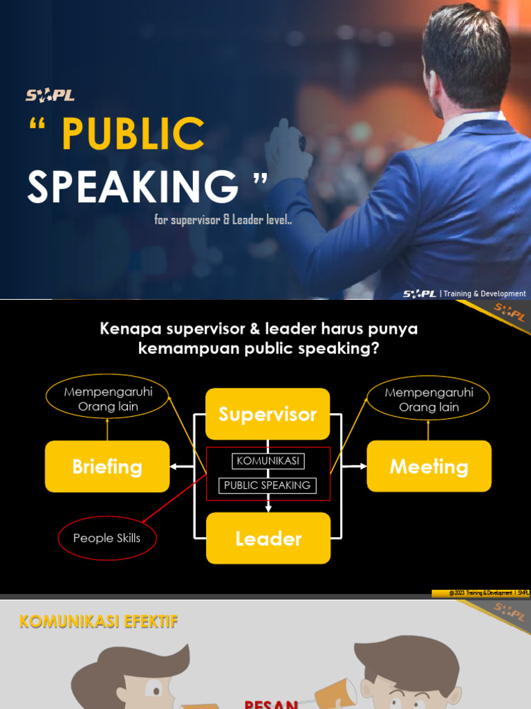 (Contoh Modul 2) Public Speaking | PDF