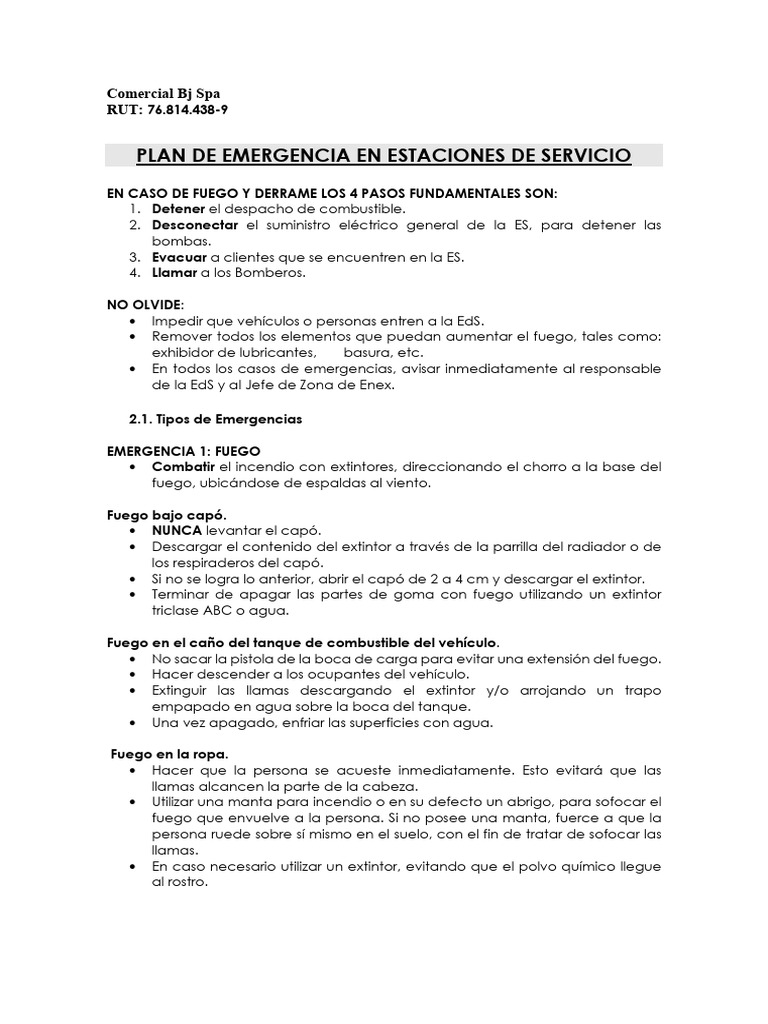Plan de Emergencia La Vara 2025 | PDF | Primeros auxilios | Incendios