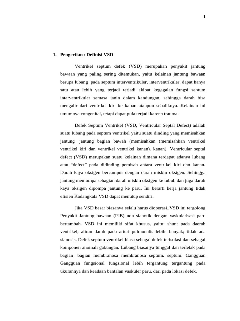 ASD VSD Fix - Docx 00 | PDF