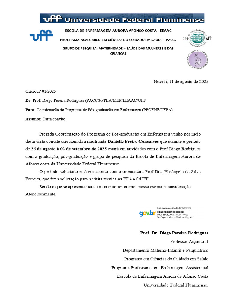 Oficio UFF | PDF
