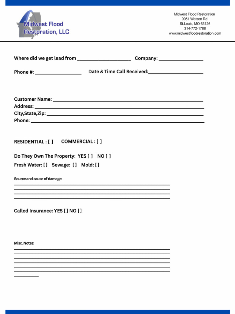 Lead Form | PDF