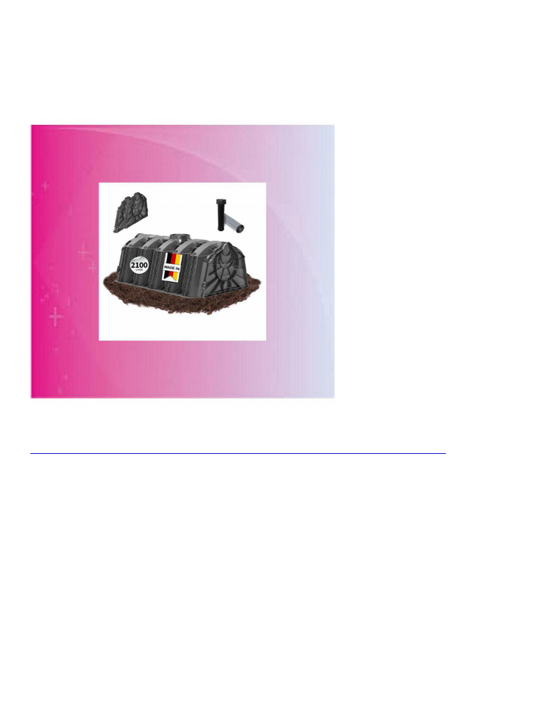 5552 GARANTIA Sicker-Tunnel Versickerungsset 2100 Liter | PDF