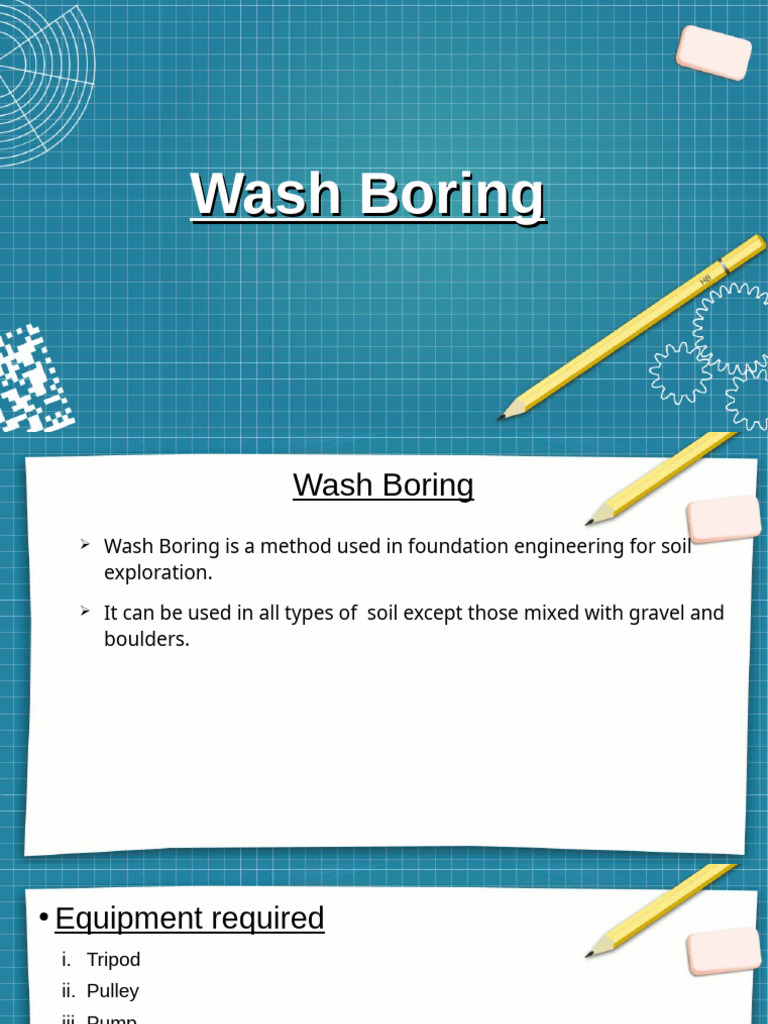 Wash Boring | PDF