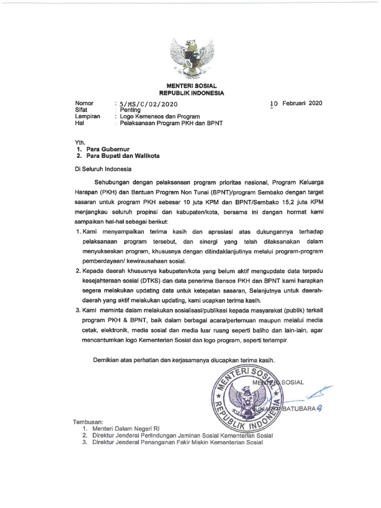 Pelaksanaan Program PKH Dan BPNT | PDF