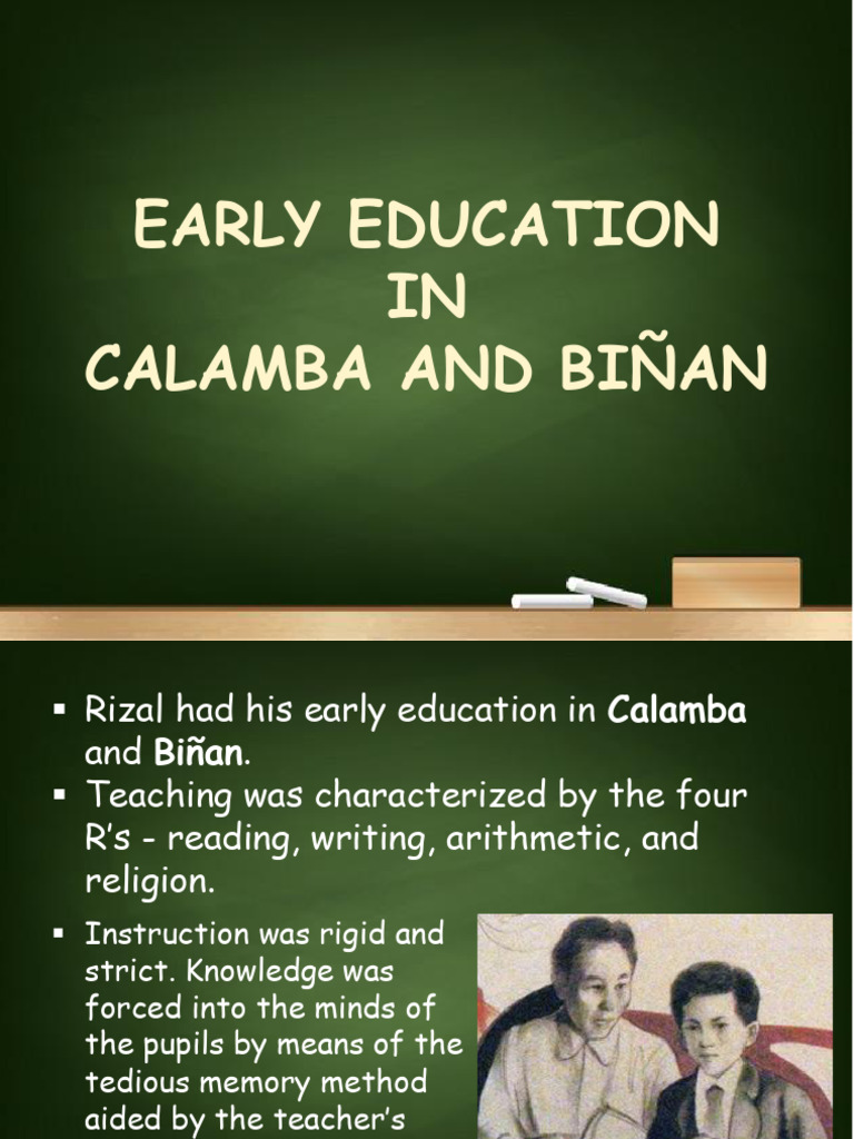 Rizal's Early Education in Calamba and Biñan | PDF | Viceroyalties Of ...