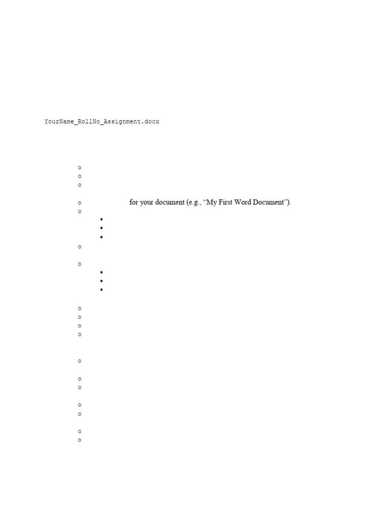 Assignment1 Word | PDF
