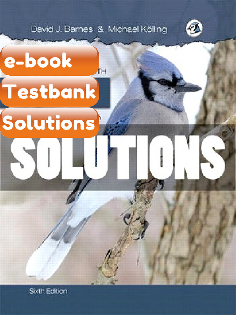Testbank Objects First With Java a Practical Introduction Using BlueJ 6 ...