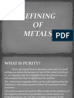 Refining of Metals Introduction