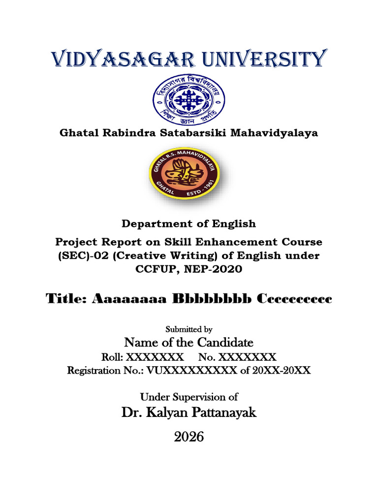 3rd Sec Front Page | PDF