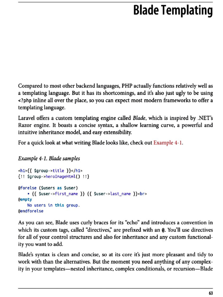 Blade Templating (1) | PDF | Control Flow | Php