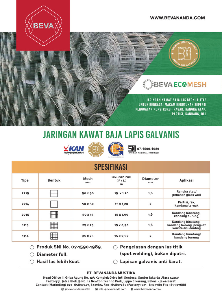 Flyer Beva Ecomesh | PDF