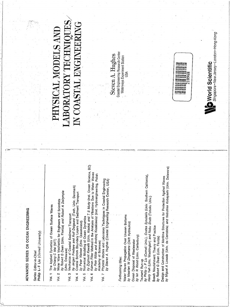 Physical Models and Laboratory Techniques in Coastal Engineering PDF ...