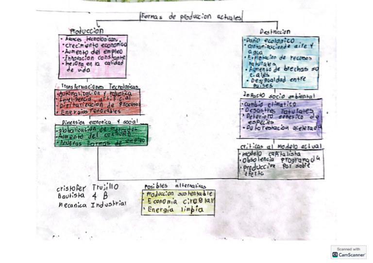Mapa Conceptual Sobre Formación de Produ | PDF