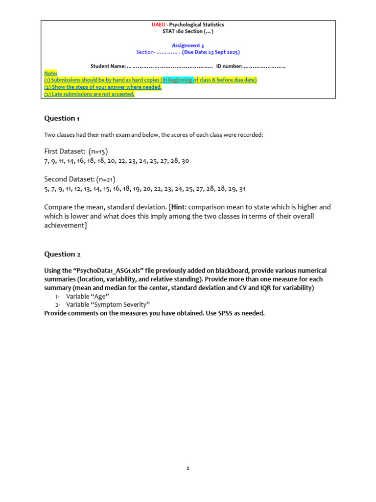 Asg3 Stat | PDF