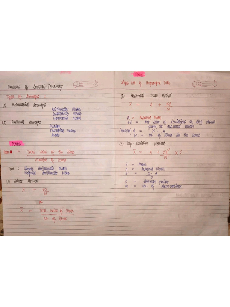 Stats Formulas | PDF