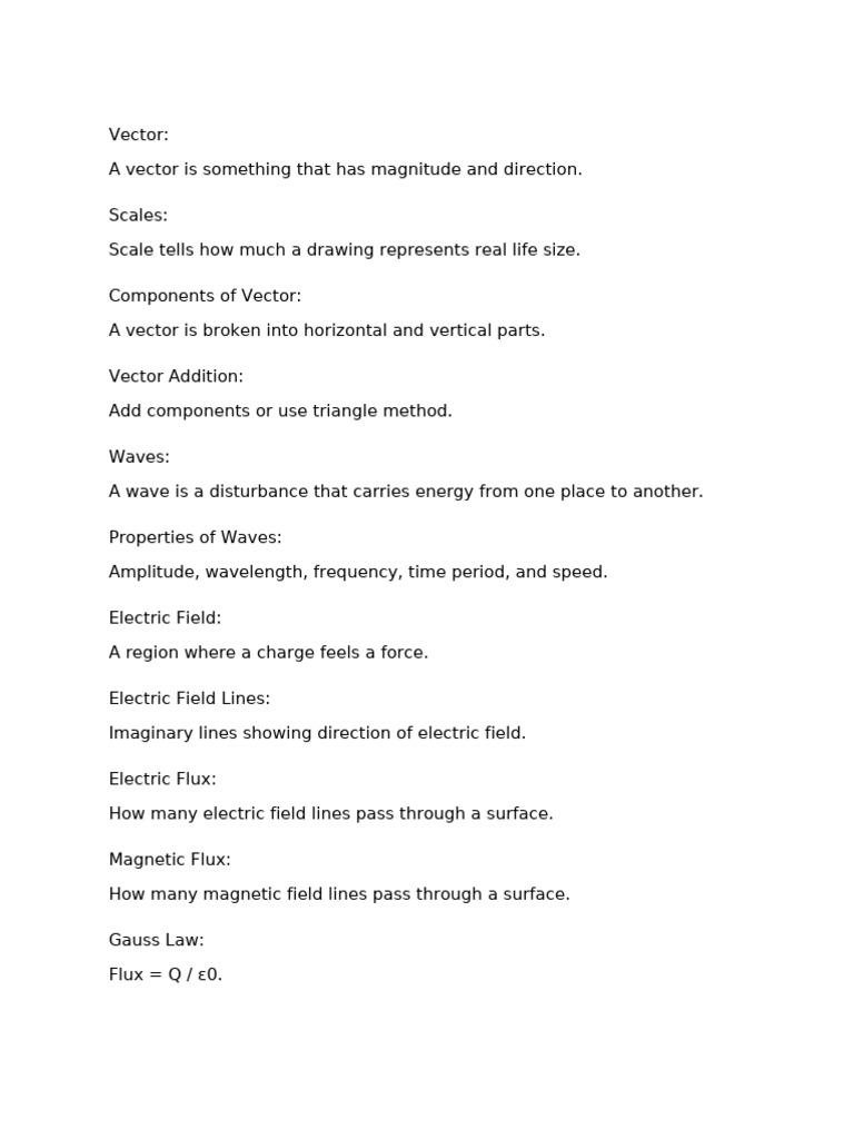 Handwritten Physics Notes | PDF