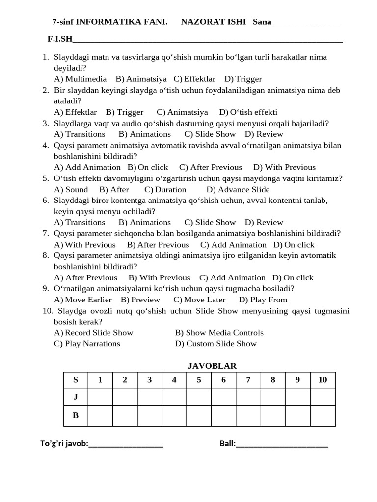 7 Informatika NI 2 | PDF